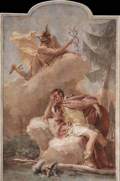 Mercury Appearing to Aeneas